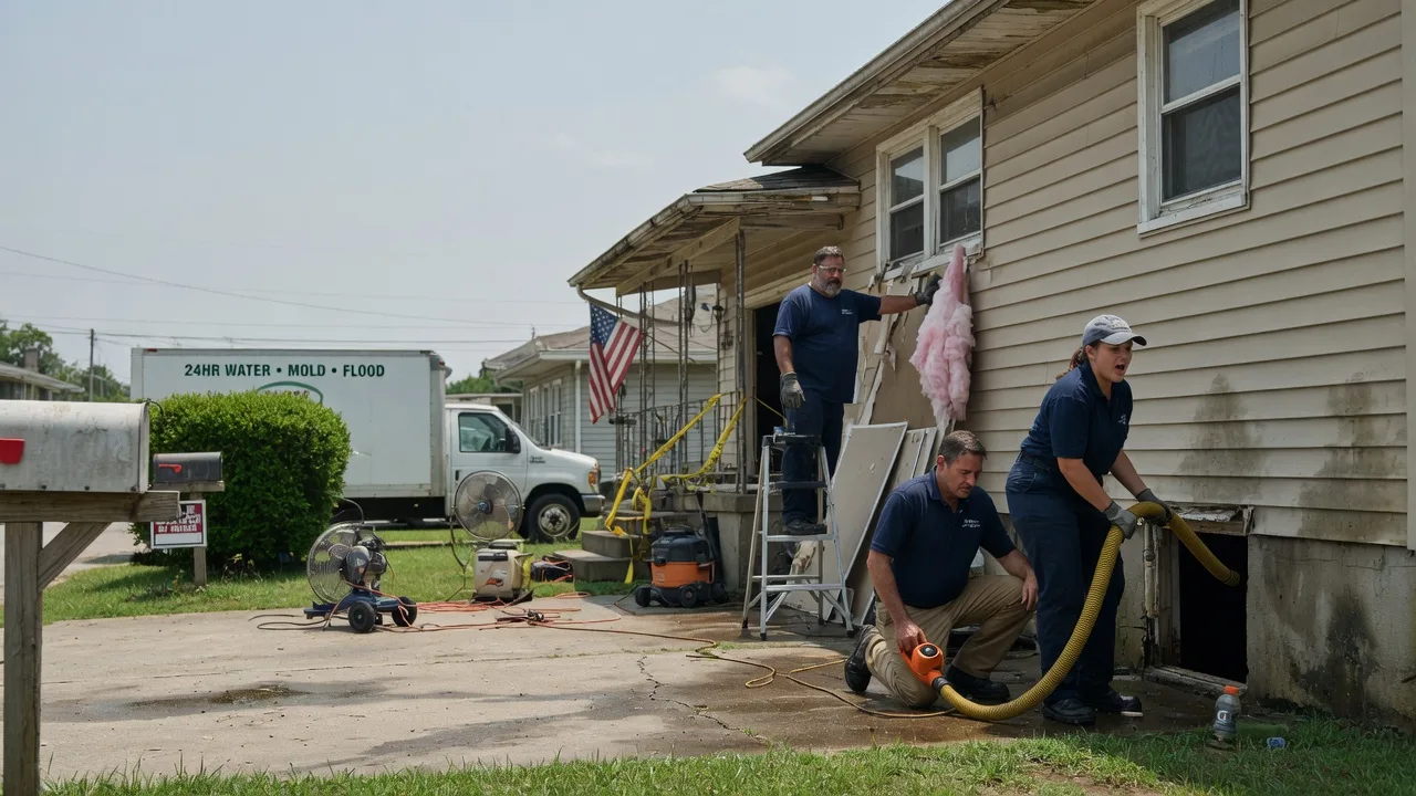 Water Damage Repair in Burrton, KS near me